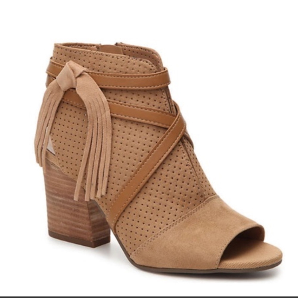 Franco Sarto Fina Peep Toe Bootie